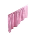 thumbnail image 1 of UDIYO Eye-catching Table Skirt Washable PEVA Decorative Waterproof Desk Dress Cover for Home, 1 of 7