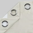 thumbnail image 2 of Diamond Home Beige Blackout Thermal Insulated Grommet Valance, 52” x 18”, 2 of 3