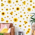 thumbnail image 2 of 1 Set Autocollant Mural Tournesol Autocollant Mural Amovible en PVC, 2 of 7