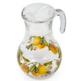 thumbnail image 4 of Stylish Water Pitcher Lemon Glass Pitcher Elegant 1.9 Qt Serving Pitcher For Home & Kitchen Decor, 4 of 6
