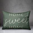 thumbnail image 3 of Creative Products Green Home Sweet Home 14x20 Indoor / Outdoor Pillow, 3 of 3