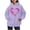 Purple A, variant on Enjoytime Sweatshirt for Women Hearts Print Lightweight Casual Pullover Hoodies Fall Cozy Trendy Long Sleeve Hoodie