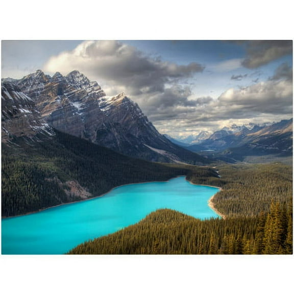 Trademark Fine Art "Peyto Lake" Canvas Art by Pierre Leclerc