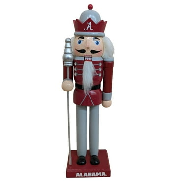 Alabama Crimson Tide 12" Wooden Nutcracker Statue
