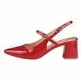 thumbnail image 2 of Tacón de Charol Para Mujer CASTALIA 288-04 Rojo Doble Ajuste, 2 of 3