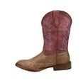 thumbnail image 3 of Roper Girls Cross Cut Round Toe Cowboy   Mid Calf Western Boots, 3 of 5