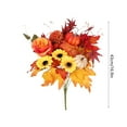 thumbnail image 3 of Uuiauoio Fall Flowers Artificial for Decoration: Fake Flower for Table Centerpieces - Faux Autumn Floral Arrangements for Home Thanksgiving Decor ,Thanksgiving Harvest Decoration, 3 of 6