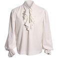 thumbnail image 1 of Disfraz de camisa estilo steampunk victoriano medieval para hombre, 1 of 3