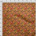 thumbnail image 4 of oneOone Rayon Red Fabric Tropical Fabric For Sewing Printed Craft Fabric By The Yard 56 Inch Wide, 4 of 5