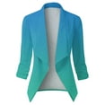 thumbnail image 1 of Vedolay Blazer Jackets for Women Women Plus Size Button Casual Open Front Long Sleeves Work Office Blazer Jacket,Mint Green M, 1 of 5
