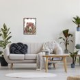 thumbnail image 3 of Stupell Industries Bohemian Flower Friends Bear Black Framed Giclee Art, 16 x 20, by Emily Adams, 3 of 7
