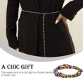 thumbnail image 3 of Qarigey Cuentas Cadena de cintura Estilo simple Decoración de moda Accesorio Ropa Cintura Decoración Verano Vientre Cadenas Joyería Regalo Tipo 18 Type3 NO3 Qarigey  AP009737-18, 3 of 6