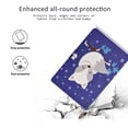 thumbnail image 3 of New iPad Pro 11 2020 Released Case, Allytech Slim Shell PU Leather Folio Kickstand Auto Sleep Wake Protection Shockproof TPU Inner Back Cover Case for Apple iPad Pro 11" 2nd Generation, White Fox, 3 of 8