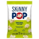 SkinnyPop Original Popcorn Snack Bags, 0.65 oz., 28 pk. – with White Bowl by OMA