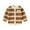 Brown, variant on lnmuld Cute Sweaters Boys Sweaters for Kids Stylish Striped Knit Cardigan Coats Soft Comfortable Winter Fall Outerwear Casual School Wear Size:6-7Years
