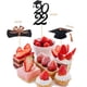 thumbnail image 5 of 48 Uds Zulema adornos para tartas de graduación decoraciones de suministros negro, 5 of 7