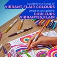 thumbnail image 3 of Paper Mate Flair Felt Tip Pens, Bold Tip (1.2 mm), Assorted Colours, 12 Count, 3 of 7