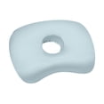 thumbnail image 2 of Almohada para perforación de orejas con orificio, relajante, lavable, con auriculares y pendientes. Azul, 2 of 9