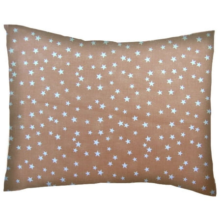 Sheetworld Crib Toddler Pillow Case Cotton Percale Cloudy