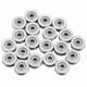 thumbnail image 1 of 20pcs V623ZZ V-Groove Ball Bearing Pulley for Linear Motion Rail Track System 3x12x4mm, 1 of 5