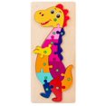 thumbnail image 1 of Rompecabezas de madera Montessori para bebé, juguete de rompecabezas 3D con formas de animales bonitos, juego de mesa, regalos de cumpleaños para niños y niñas, 2023, 1 of 4