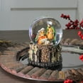 thumbnail image 3 of Northlight 5.5" Christmas Nativity Holy Family Musical Snow Globe Decoration, 3 of 3