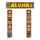 thumbnail image 2 of Decoraciones para fiestas hawaianas, pancartas tropicales Tiki Aloha para puertas y porches, para colgar en la pared. Banner pareado, 2 of 9
