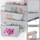 thumbnail image 2 of Bolsa de maquillaje de lona Sinzip 10 piezas con correa gris 31 x 19 x 7 cm, 2 of 7