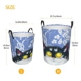 thumbnail image 5 of LNWH Laundry Basket Organizer, Blue Branch Cat Pattern Foldable Laundry Hamper With Handles Waterproof, Small, 5 of 8
