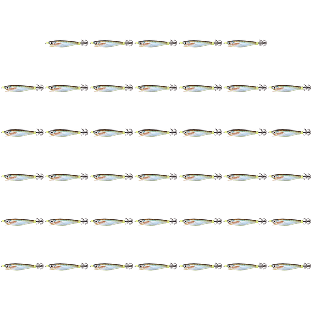40uds. Cebo artificial de pulpo luminoso, cebo Jigging de 10 cm para amantes de la pesca (estilo 3)