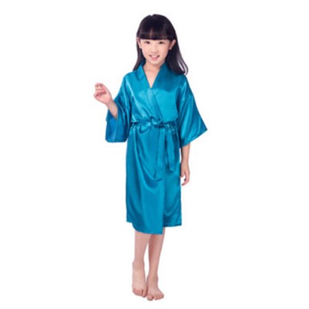 

LSFYSZD Toddler Baby Solid Color Sleepwear Baby Girl s Long Sleeve V-neck Night-robe High Waist Lacing-up Home Wear