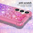 thumbnail image 3 of Funda para Samsung Galaxy S24 Plus 5G Transparente con Brillos Carcasa Protectora Antigolpes con Glitter Brillante, 3 of 5