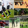 thumbnail image 5 of Paquete de 2 calcetines de fútbol, softbol y béisbol para jóvenes, niños y adultos, calcetines multideportivos (verdes), 5 of 5