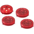 thumbnail image 1 of Paquete de 4 luces de seguridad LED de alarma de puerta de coche anticolisión universal lámpara reflectora abierta estroboscópica TUNC Sencillez, 1 of 5