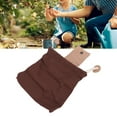 thumbnail image 4 of Camping Foraging Bags, Outdoor Foraging Bags Hanging On Waist Large Capacity Widely Applicable Convenient Foldable  For Camping Brown, 4 of 8