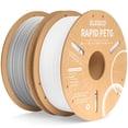 thumbnail image 1 of Filamento para impresora 3D ELEGOO Rapid PETG, 1,75 mm, blanco y gris, 2 kg, 1 of 7
