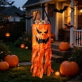 thumbnail image 5 of Lksixu Halloween Candy Bags, Jack-O'-Lantern Windsock Shaped Fabric Candy Bucket with LED Lights, Portable Trick or Treat Bags with Handle, Reusable Large Goodie Basket Spooky Tote Bags for Party, 5 of 7