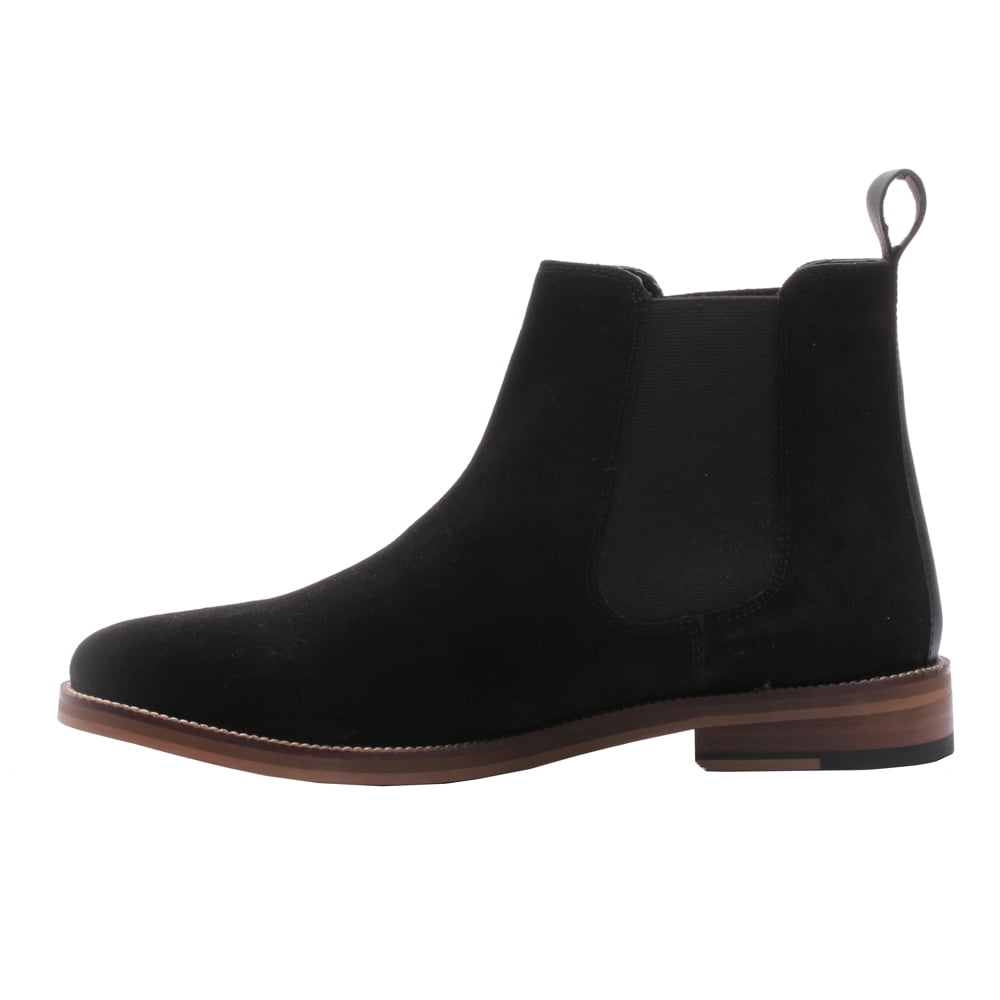 Crevo Cuoro Round Toe Black Suede Chelsea Boots Mens Size 10.5 Chelsea Boot | Black Suede – Oliver Cabell main image 3