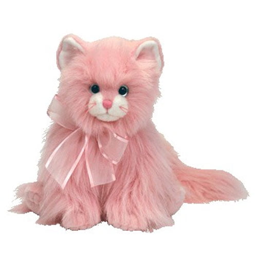 pink plush cat