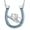 Horseshoe B, variant on Turquoise Horseshoe Pendant Necklace for Women 925 Sterling Silver Horseshoe Pendant Western Gift for Women Men