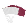 thumbnail image 4 of Qatar Stick Flags 5.5x8.2 Inch, 10 Pack - Durable Mini Handheld Flags for World Cup & Soccer Fan Support, 4 of 8