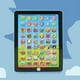 thumbnail image 3 of Children's tablet toys, children's learning board - children's fun touch and learning board | children's interactive educational electronic toys with, 3 of 5