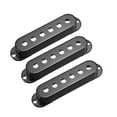 thumbnail image 1 of Cubierta de pastilla de bobina simple de plástico para partes de guitarra, negra-50mm 2Pcs, 1 of 3