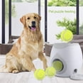 thumbnail image 4 of Single/double hole Car Dog Ball Launcher Automatic，Pet Dog Ball Launcher Tennis Food Reward Machine Launcher Dog Interactive Toy Treatment Slow Feeder Toy Suitable for Cats and Dogs，grey, 4 of 8