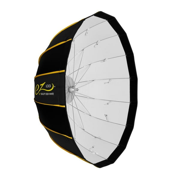 Beauty Dish Glow EZ Lock 34 blanco con montura Bowens Speedring