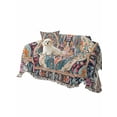 thumbnail image 2 of Boho Colorful Couch Cover for 2 Cushion Couch, Ethnic Modern Geometric Abstract Art Washable Love Seat Sofa Covers Slipcover, Throw Sofa Covers for Pets, Furniture Protector 71"x102", 2 of 9