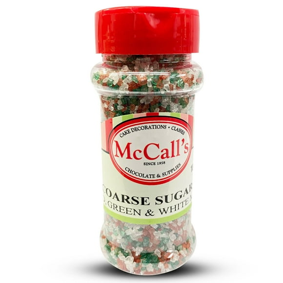 SUGAR COARSE RED GREEN & WHITE MIX 100 g
