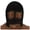 Black/Gold, variant on Armory Replicas Butted Mild Steel Chainmail Hood, Black Finish