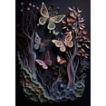 thumbnail image 2 of Paper Butterflies - Canvas Wall Art, 2 of 2
