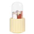 thumbnail image 1 of Makeup Brush Organizer, 360 Degree Rotatable Round Spinning Makeup Brush Holder with Lid Brush Storage Box Containers A, 1 of 5
